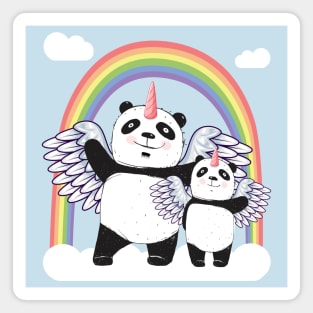 Pandacorn Family Magnet